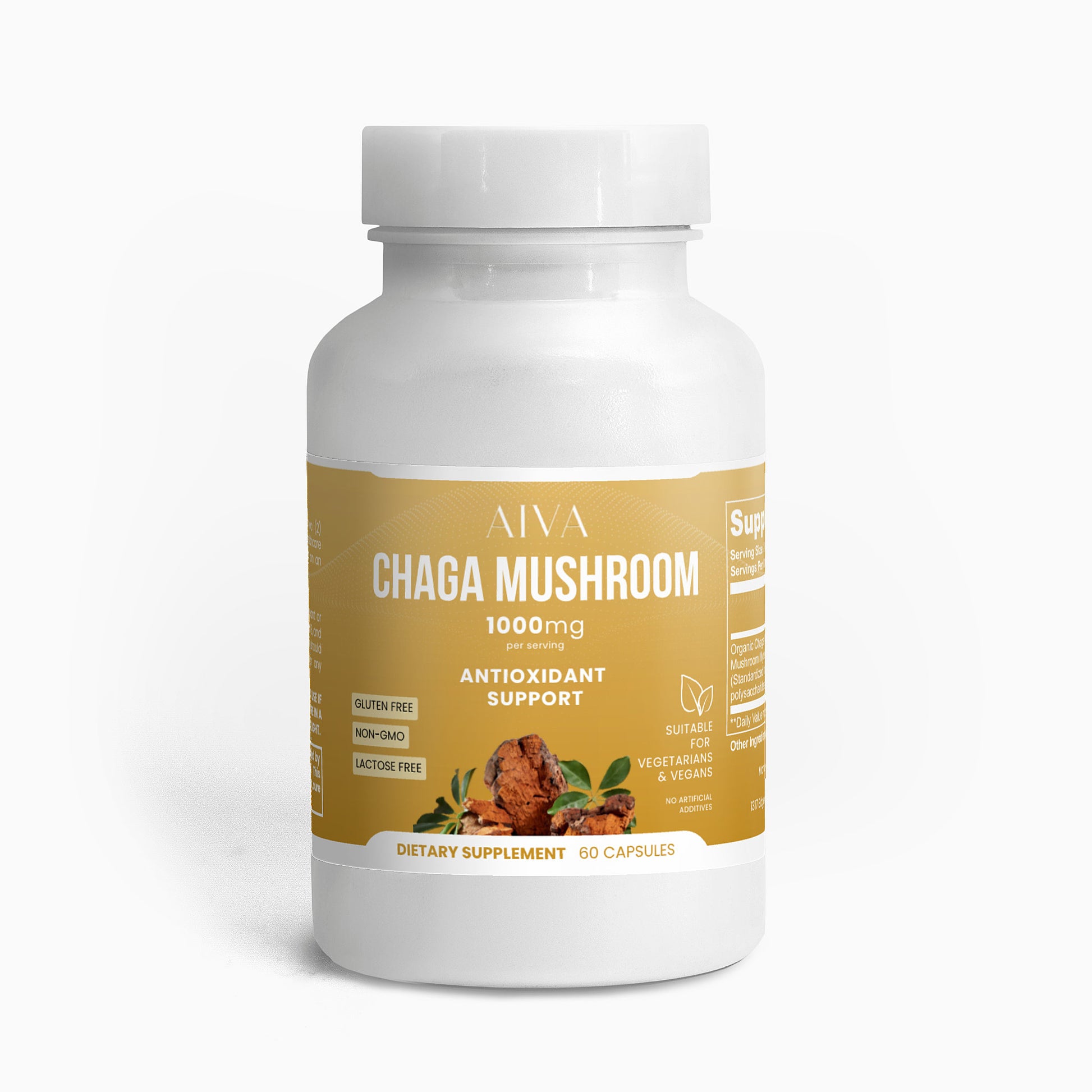 AIVA Chaga Mushroom 1000mg