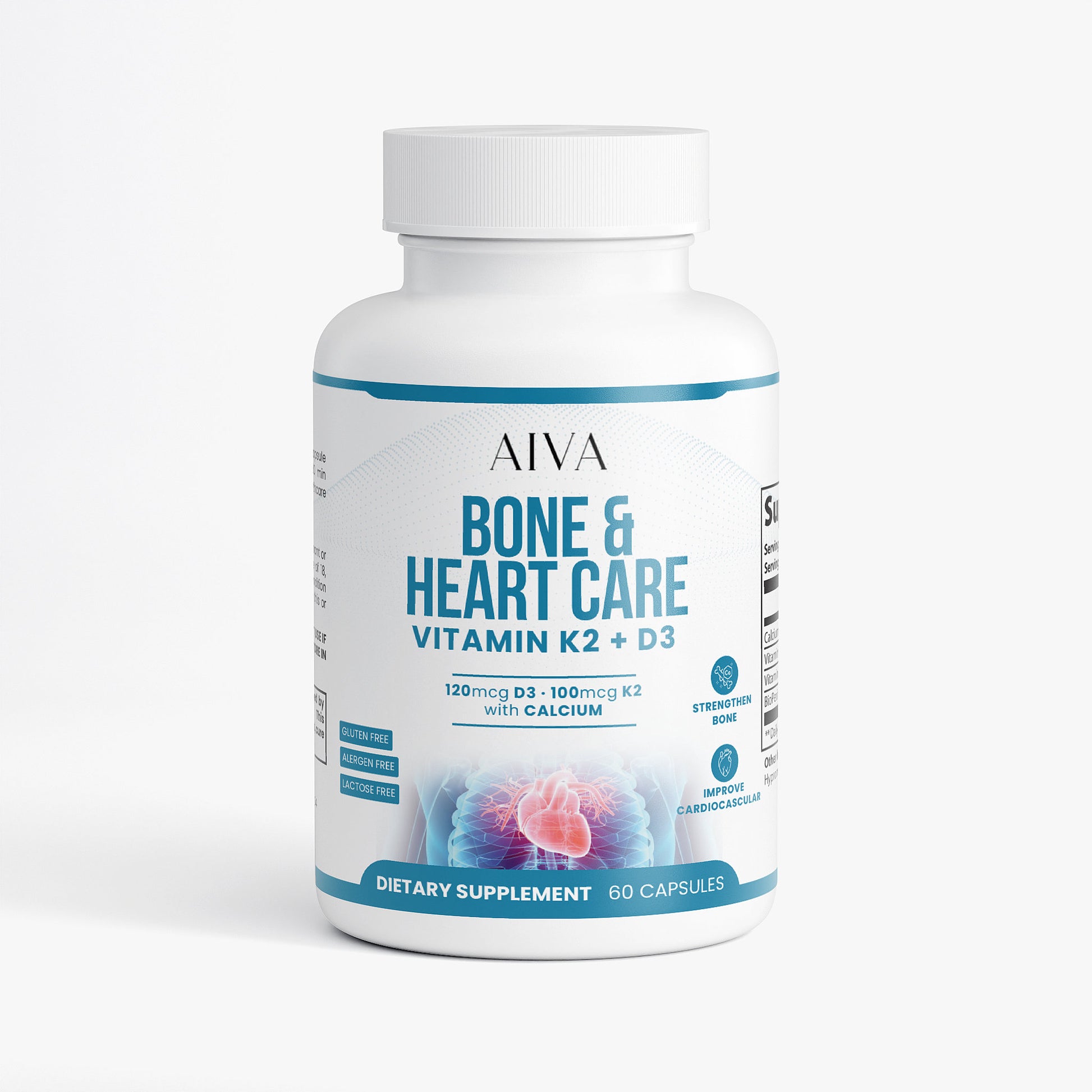 AIVA Bone & Heart Care (Vitamin K2 + D3)