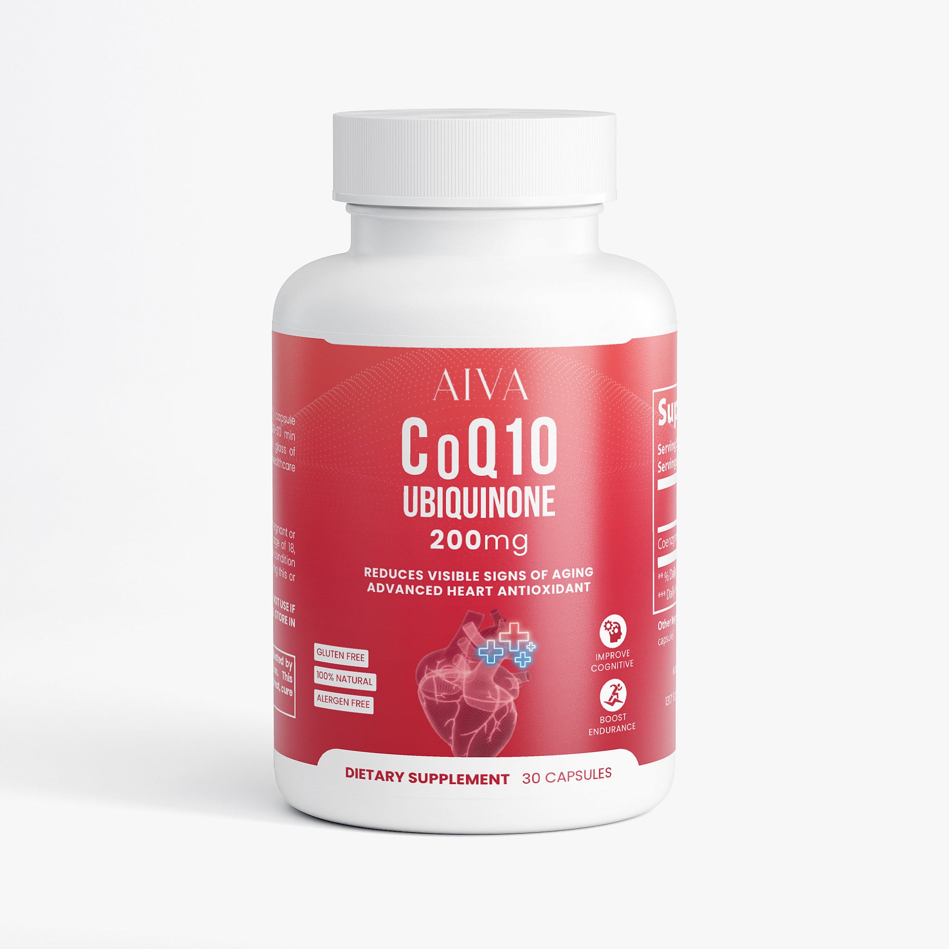 AIVA CoQ10 Ubiquinone 200mg