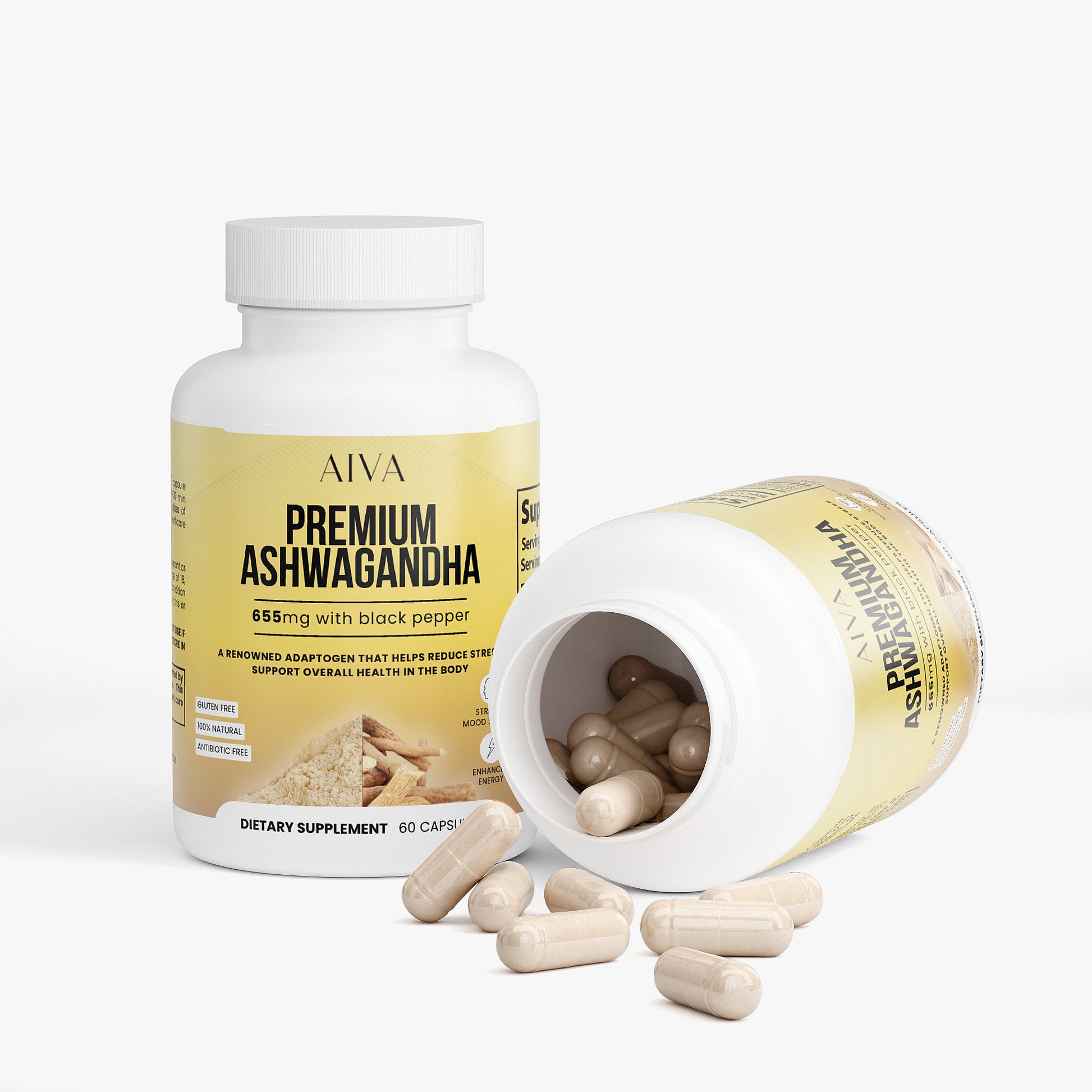 AIVA Ashwagandha With Black Pepper