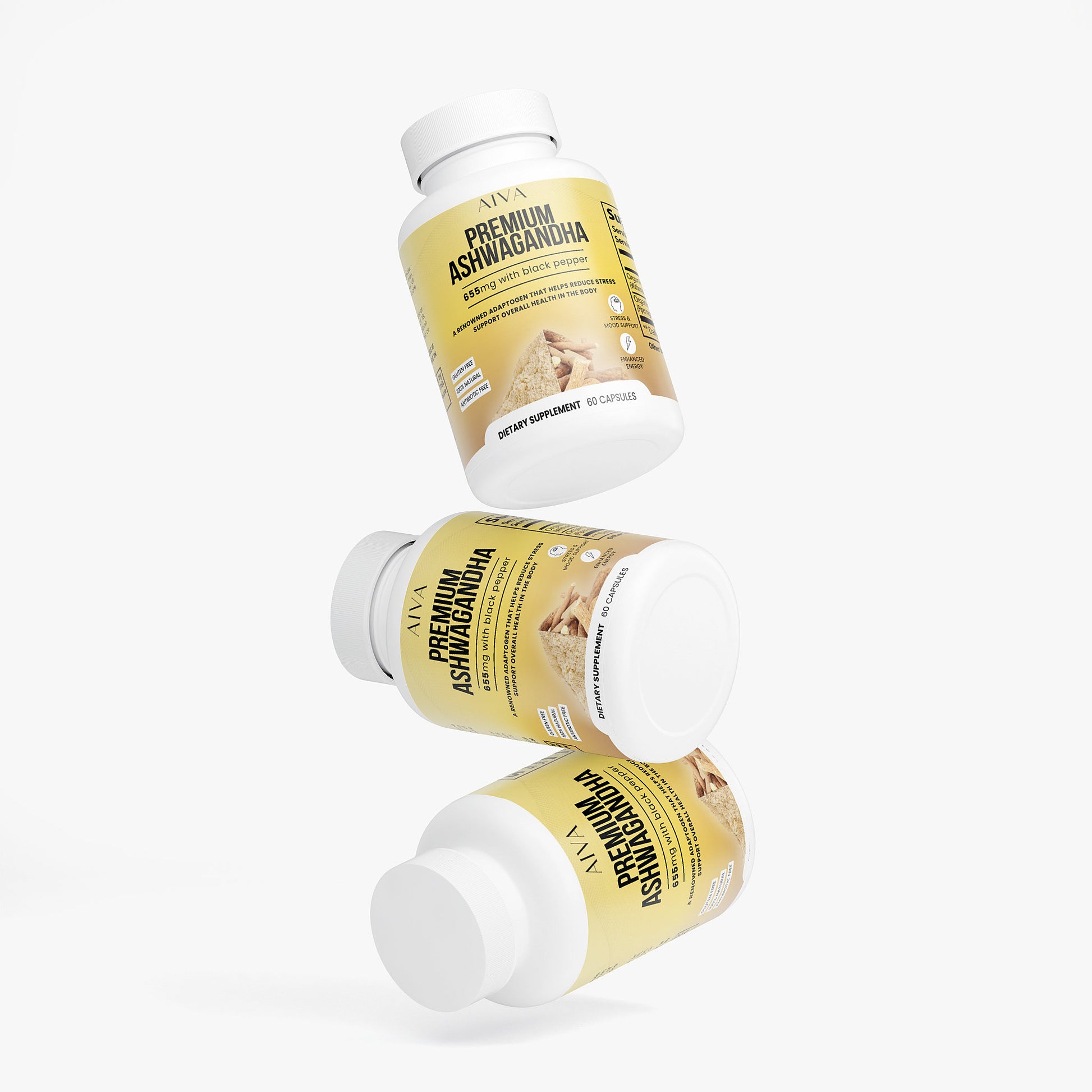 AIVA Ashwagandha With Black Pepper