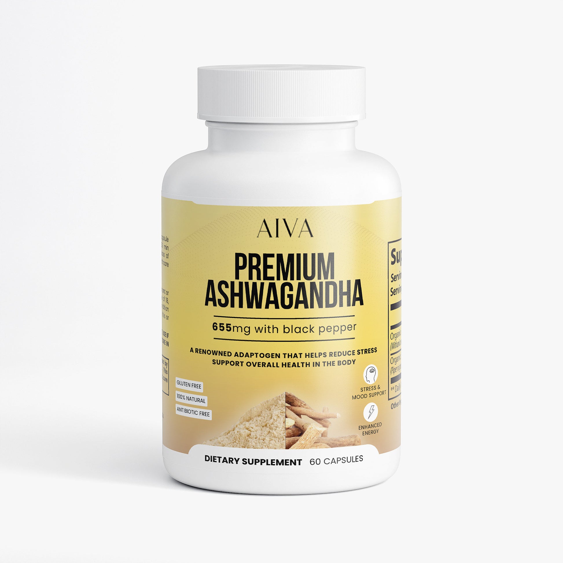 AIVA Ashwagandha With Black Pepper