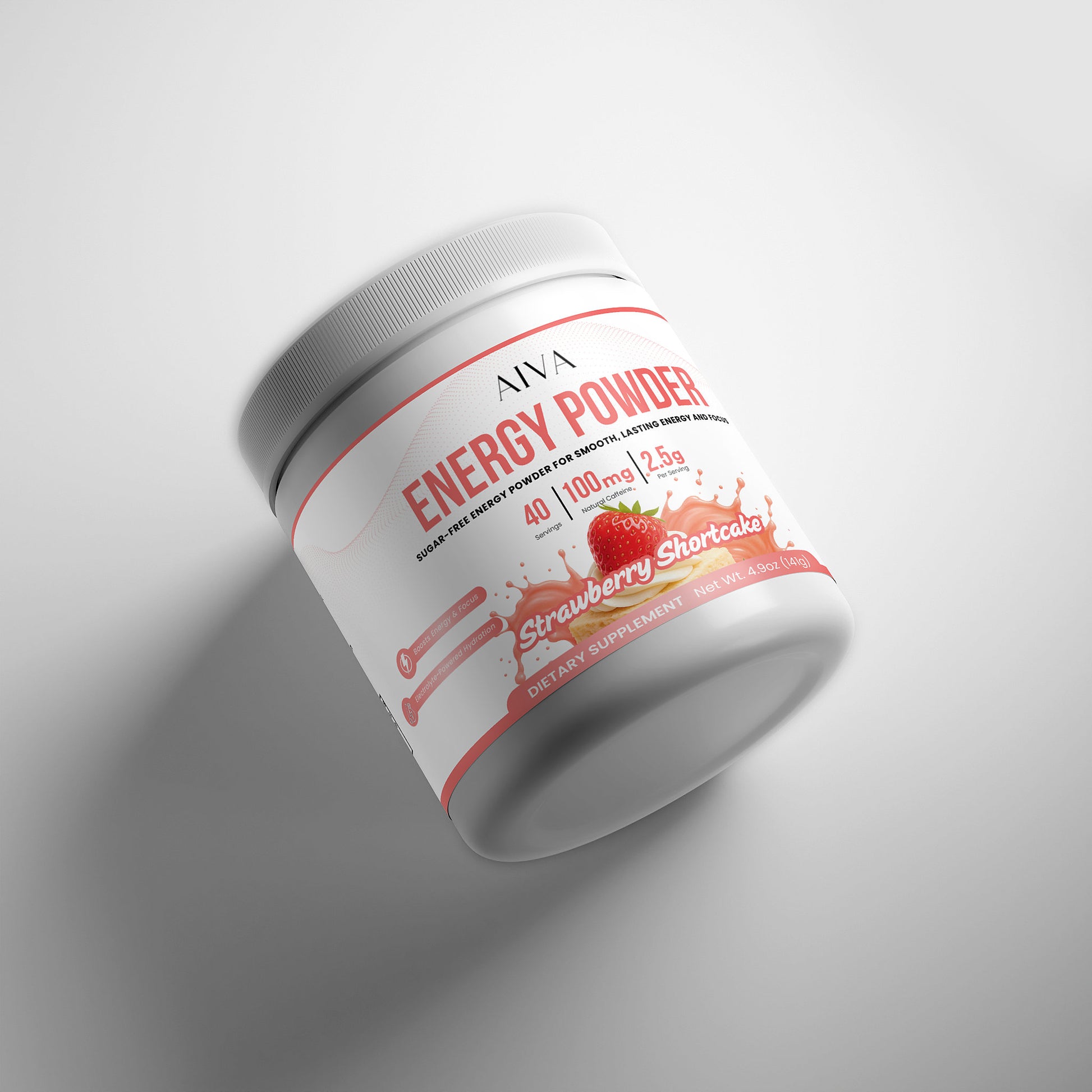AIVA Energy Powder (Strawberry Shortcake)
