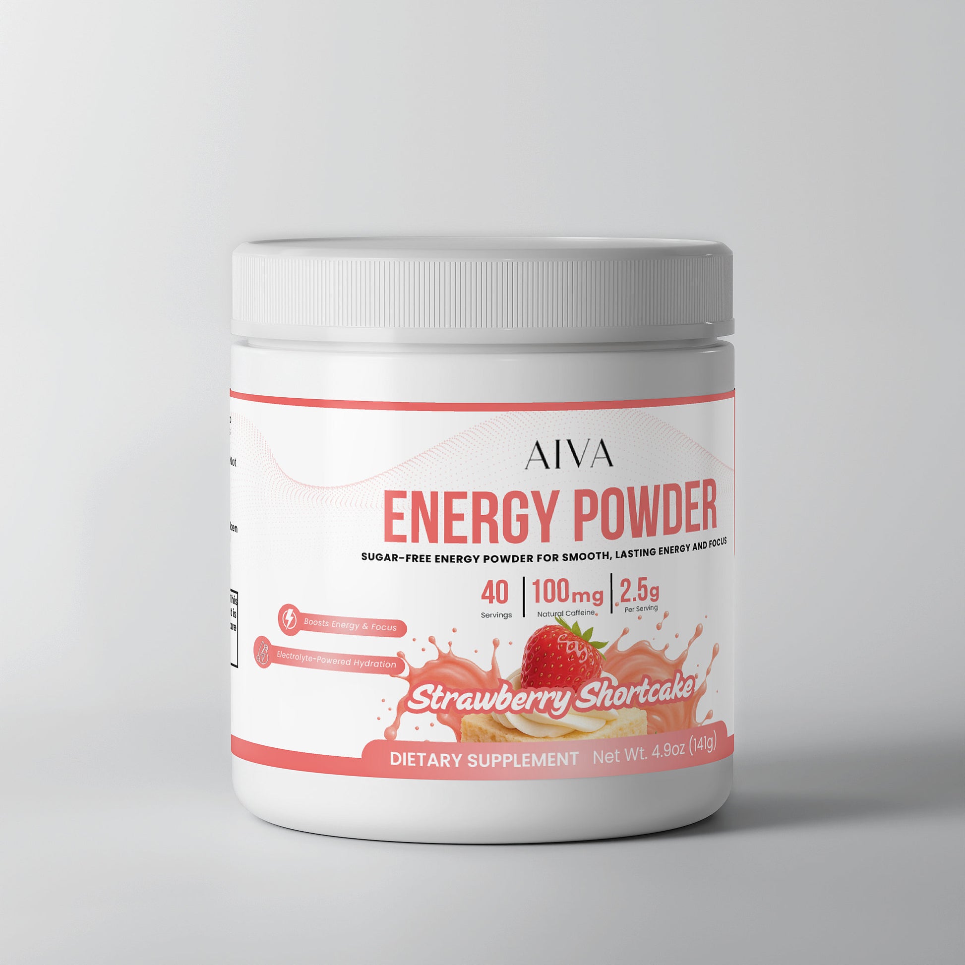 AIVA Energy Powder (Strawberry Shortcake)