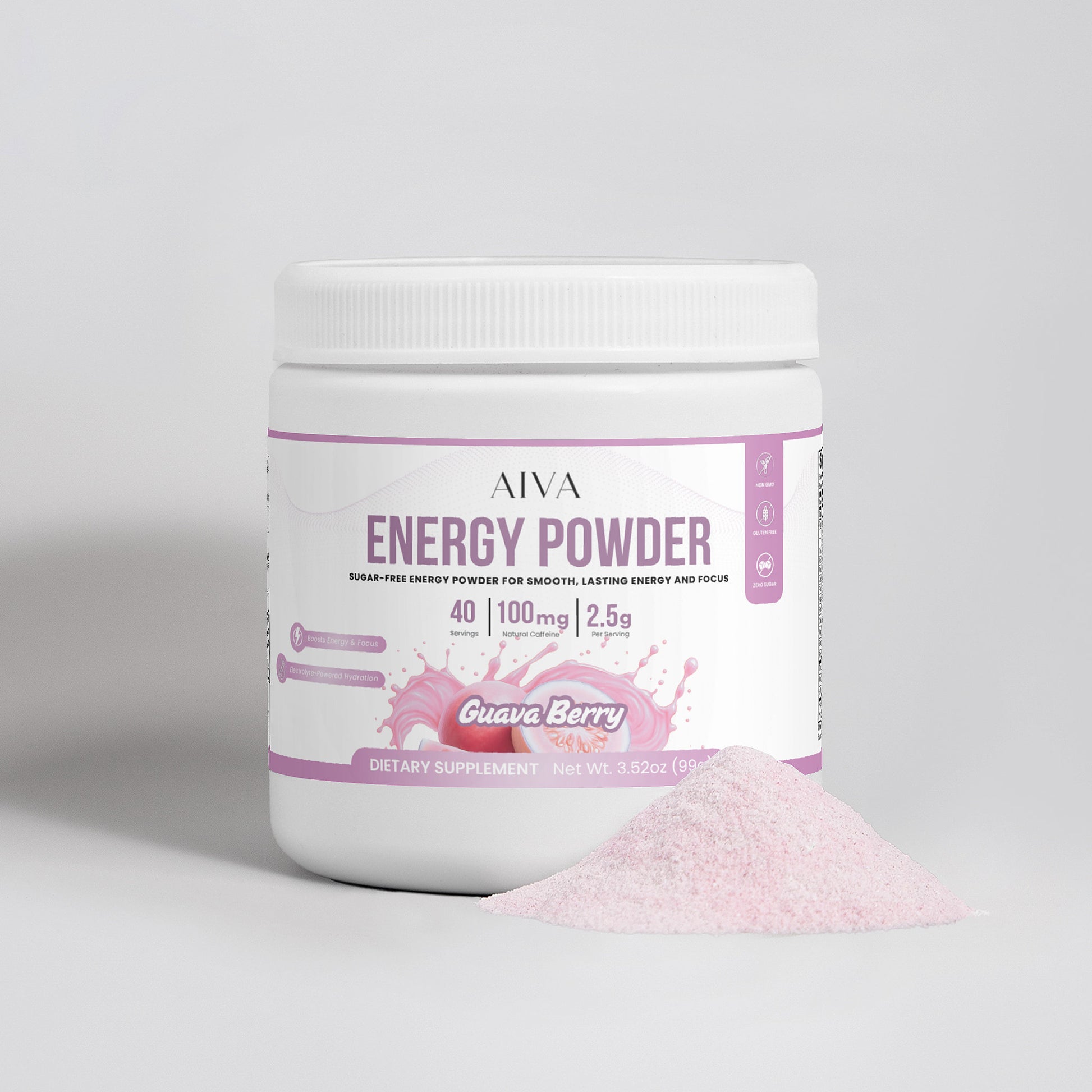 AIVA Energy Powder (Guava Berry)