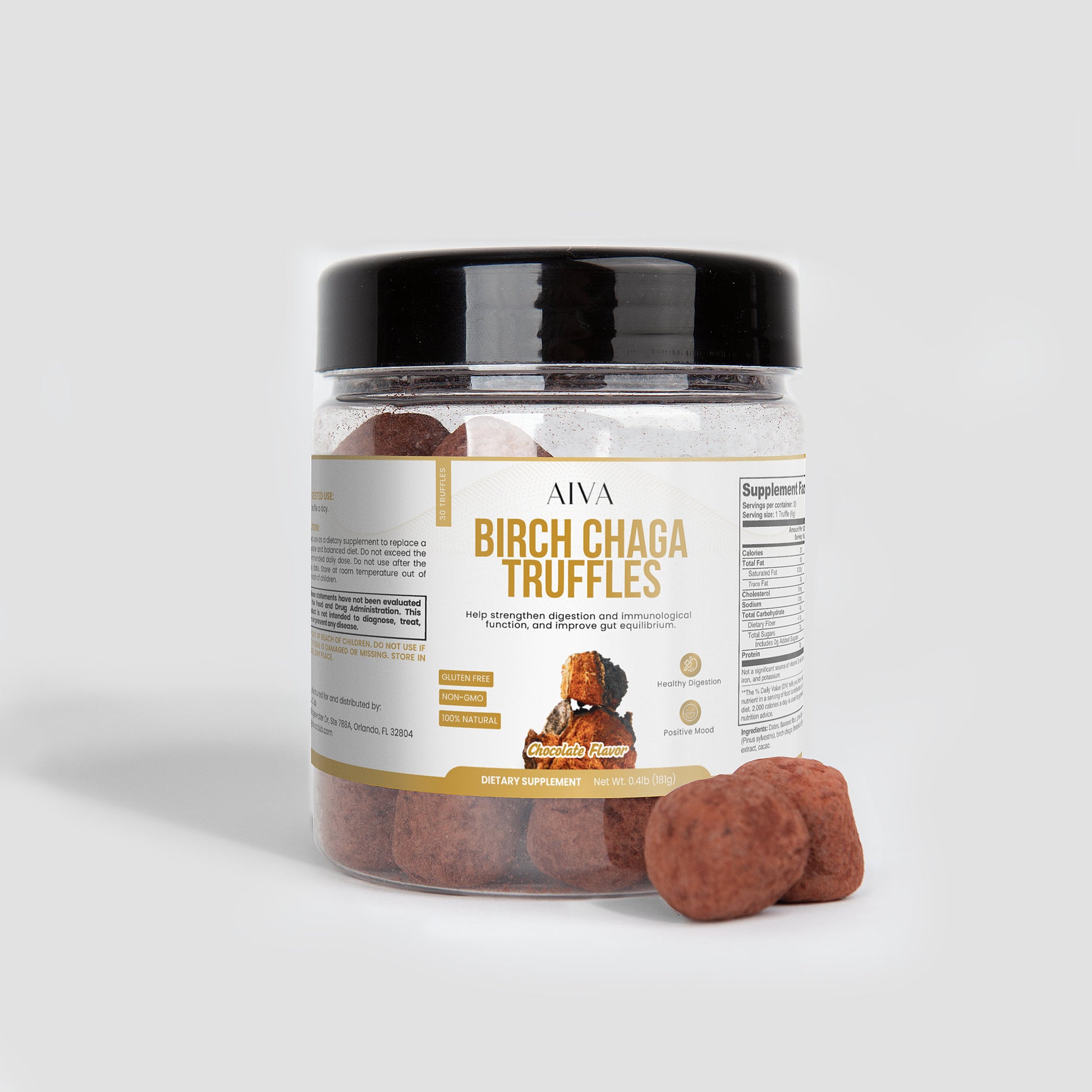 AIVA Birch Chaga Truffles
