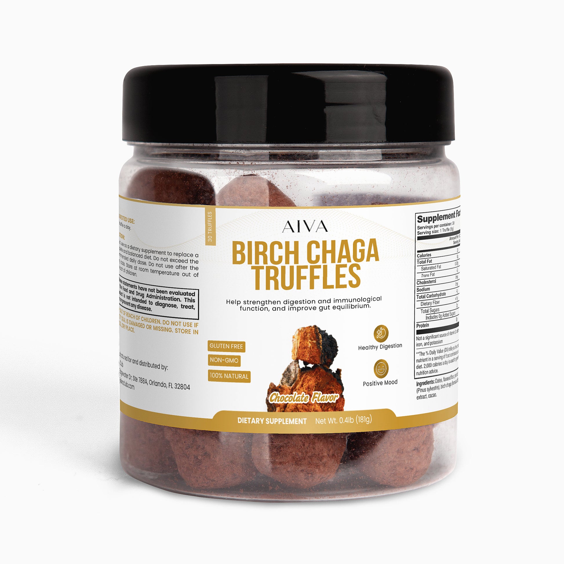 AIVA Birch Chaga Truffles