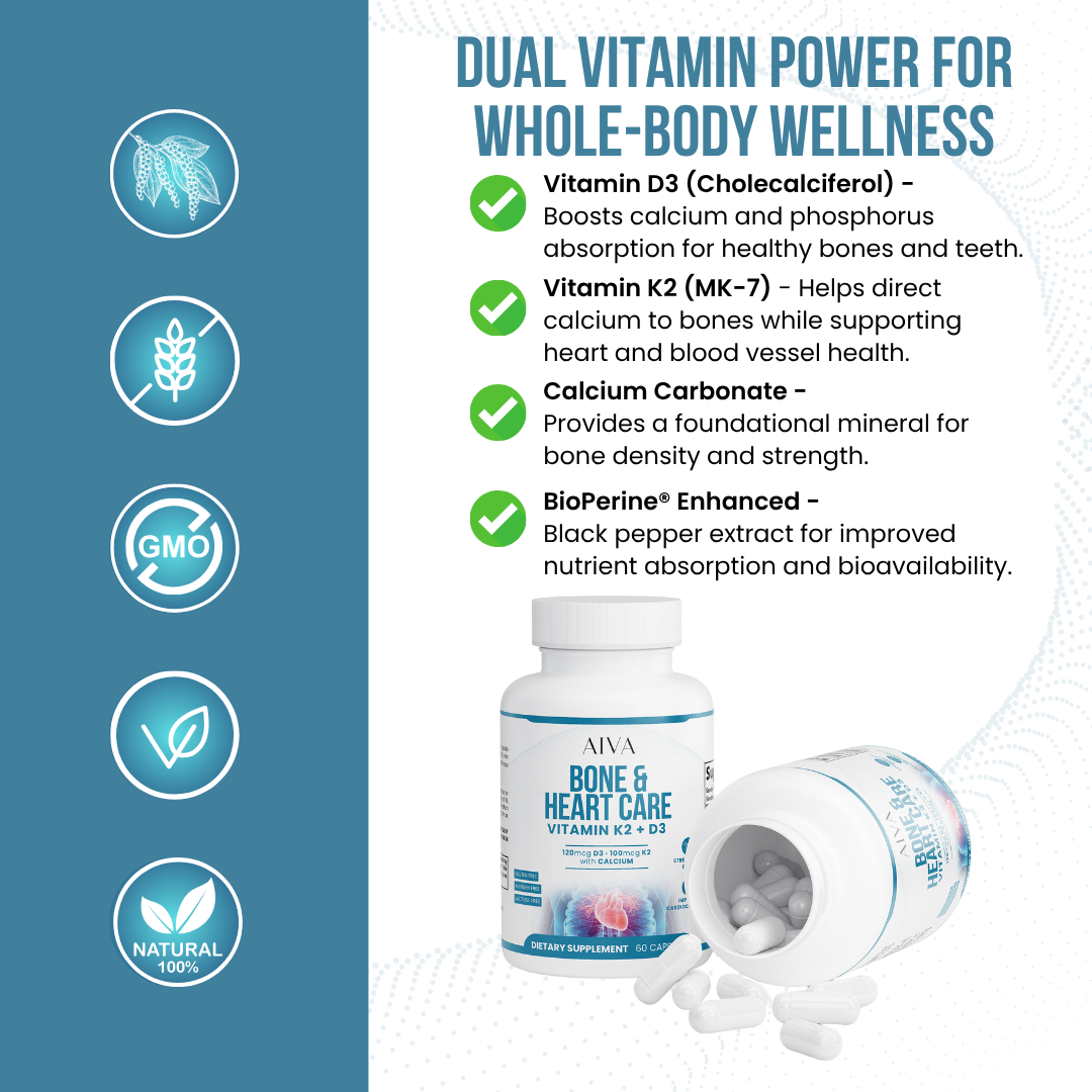 AIVA Bone & Heart Care (Vitamin K2 + D3)