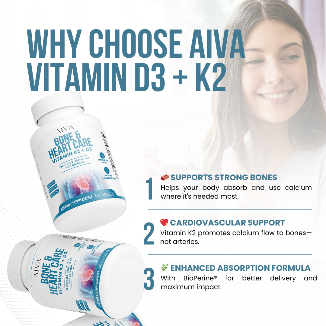 AIVA Bone & Heart Care (Vitamin K2 + D3)