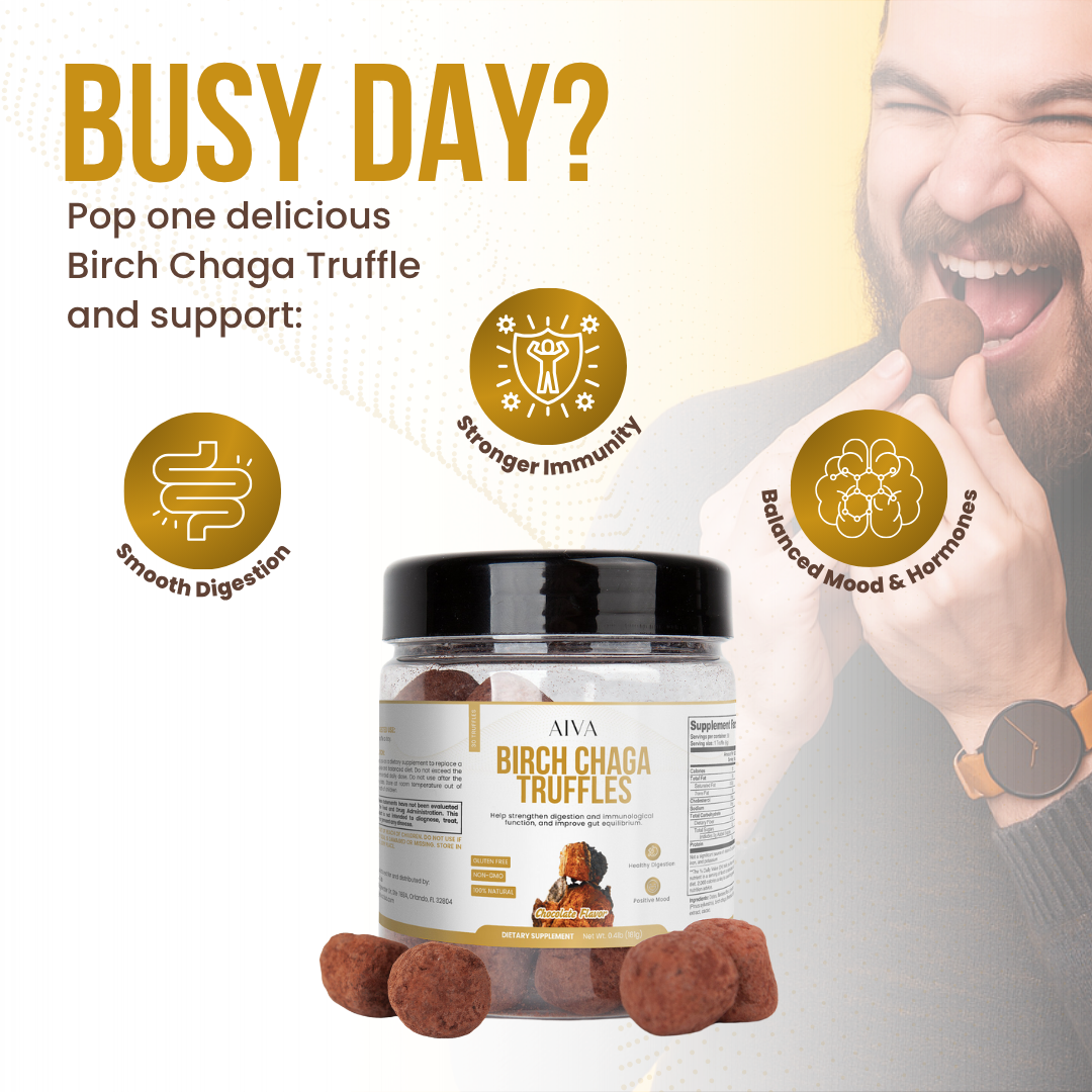 AIVA Birch Chaga Truffles