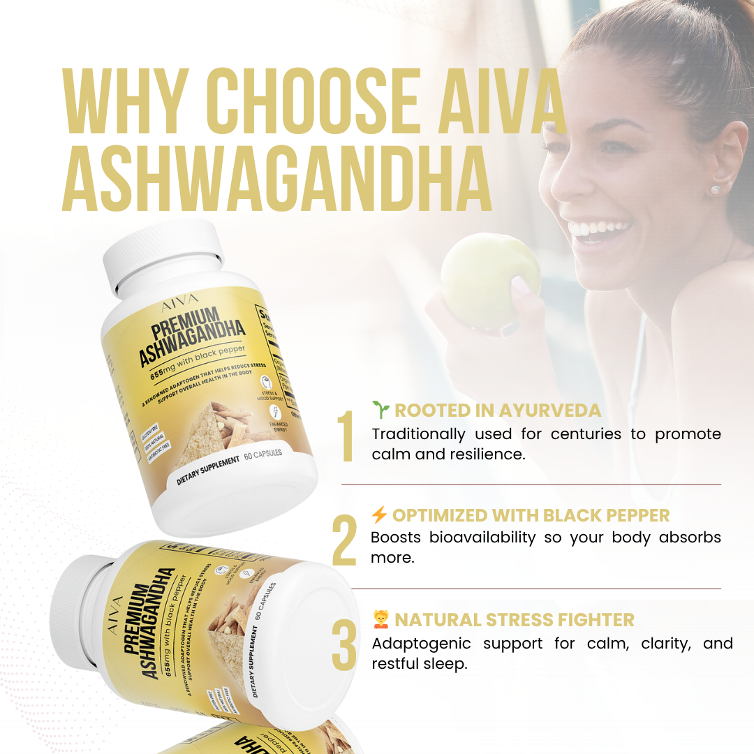AIVA Ashwagandha With Black Pepper