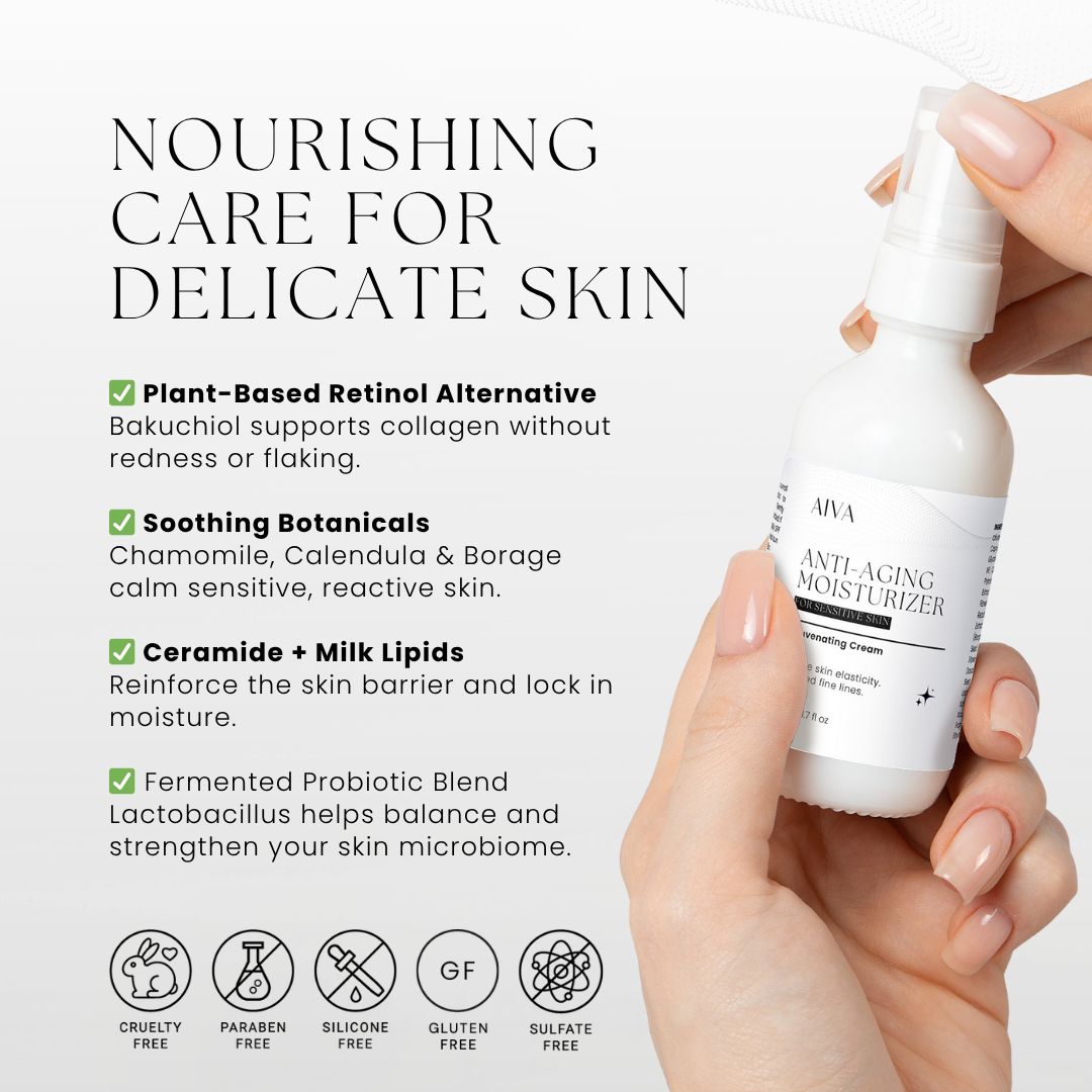AIVA Anti-Aging Moisturizer for Sensitive Skin